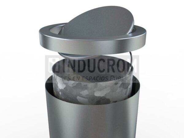 Basurero Tapa Péndulo Atenas