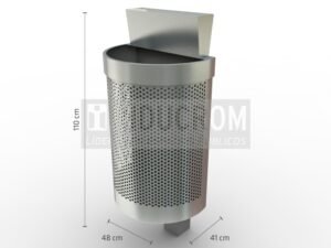 Basurero Urbano Media Luna Brisa