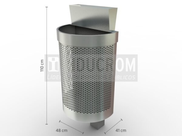 Basurero Urbano Media Luna Brisa