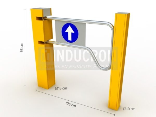 Portillón Chapa Electromagnética