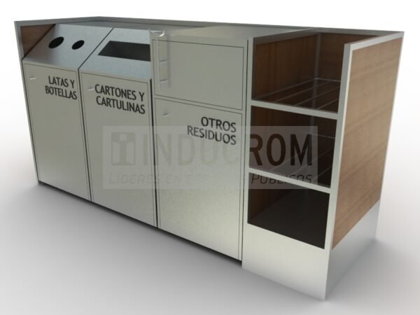 Basurero Ecológico Patio de Comidas